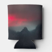 Brennende Wolken, Nebel und Berge Dosenkühler (Rückseite)