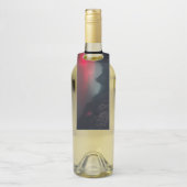 Brennende Wolken, Nebel und Berge Flaschenanhänger (Auf Flasche)