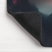 Brennende Wolken, Nebel und Berge Mousepad (Ecke)