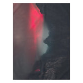 Brennende Wolken, Nebel und Berge Tischdecke (Vorderseite)