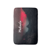 Brennende Wolken, Nebel und Monografie der Berge i Badematte (Vorderseite Vertikal)