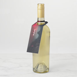 Brennende Wolken, Nebel und Monografie der Berge i Flaschenanhänger