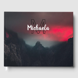 Brennende Wolken, Nebel und Monografie der Berge i Gästebuch