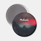 Brennende Wolken, Nebel und Monografie der Berge i Magnet (Vorderseite/Rückseite)