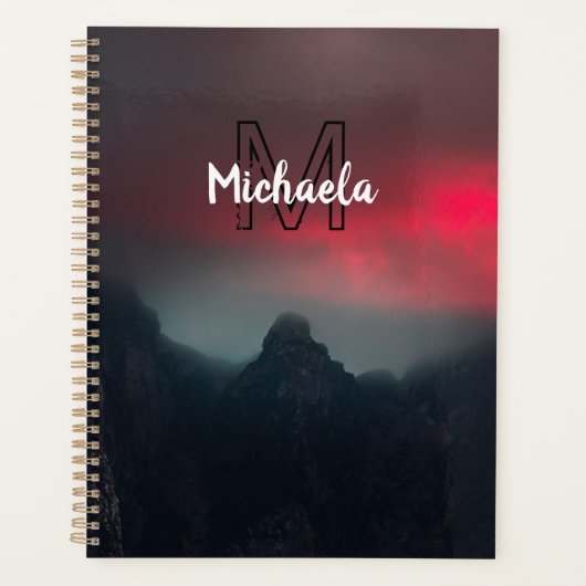 Brennende Wolken, Nebel und Monografie der Berge i Planer (Vorderseite)