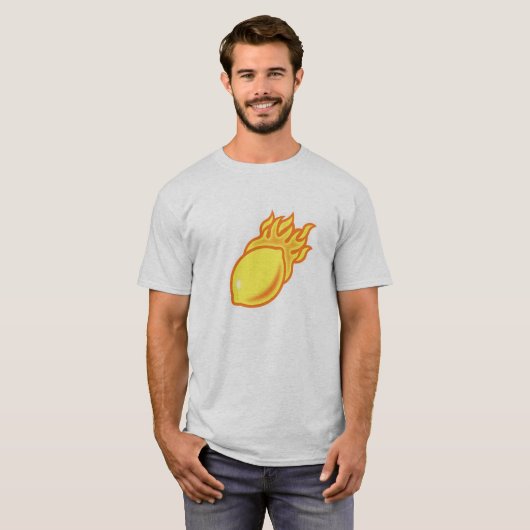 Brennende Zitrusfrucht T-Shirt (Vorne ganz)