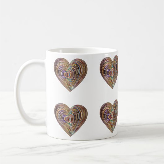 Brennender Busch Minimalistisches Symbol Kaffeetasse (Links)