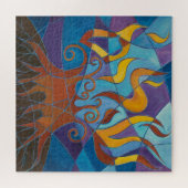 Brennender Busch-Mosaik Puzzle (Horizontal)