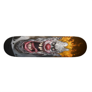 brennender Clown Skateboard