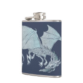 Brennender Drache Flachmann (Links)