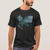 Brennender Drache T-Shirt (Vorderseite)