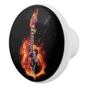 Brennender Gitarren-Griff Keramikknauf (Rechts)