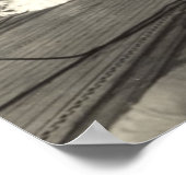 Brennender Hellcat Poster (Ecke)