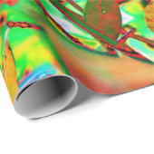 Brennender Herbstlaub Geschenkpapier (Rolleneckpunkt)