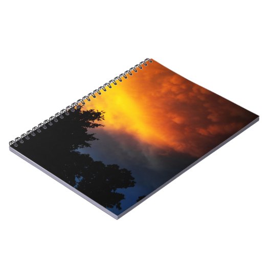 Brennender Himmel Notizblock (Linke Seite)