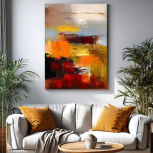 Brennender Horizont Leinwanddruck