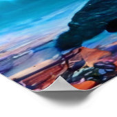 Brennender Horizont Poster (Ecke)