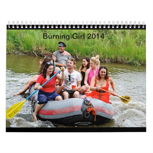 Brennender Kalender 2014 des Mädchen-sechs (Titelbild)