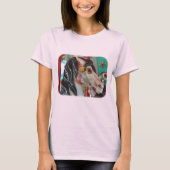 Brennender Karussell-PferdeT - Shirt (Vorderseite)
