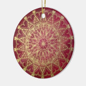 Brennender Liebe Keramik Ornament (Links)