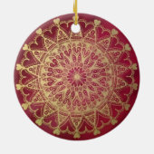 Brennender Liebe Keramik Ornament (Hinten)