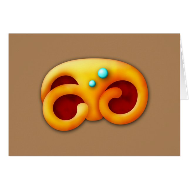 Brennender Maya-Tier-Greifer (Vorderseite (Horizontal))