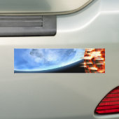 brennender Planet Autoaufkleber (Auf Auto)