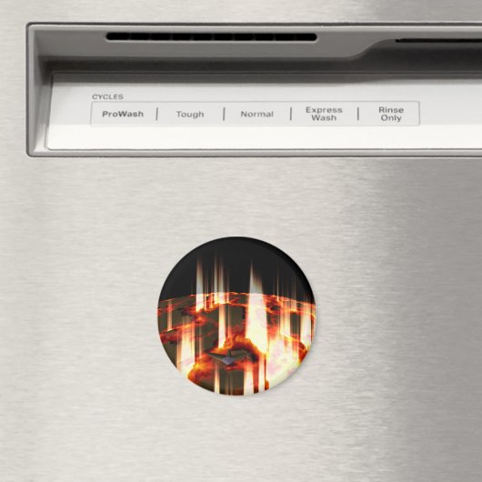 brennender Planet Magnet (In Situ (Geschirrspüler))