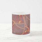 Brennender roter Mond Mattglastasse (Mittel)