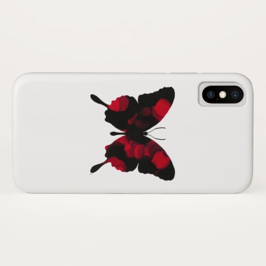 Brennender roter Schmetterling Case-Mate iPhone Hülle (Rückseite (Horizontal))
