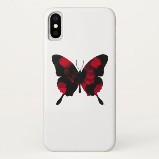 Brennender roter Schmetterling Case-Mate iPhone Hülle (Rückseite)