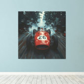 Brennender Trail: Auto 26 Unleashed Leinwanddruck (Insitu (Holzboden))