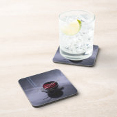 Brennender Weihrauch auf Schüssel Blumenblätter Getränkeuntersetzer (Rechte Seite)