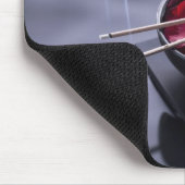 Brennender Weihrauch auf Schüssel Blumenblätter Mousepad (Ecke)