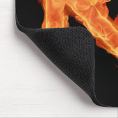 Brennendes Alpha - R Mousepad (Ecke)