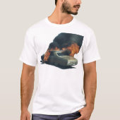 Brennendes Auto T-Shirt (Vorderseite)