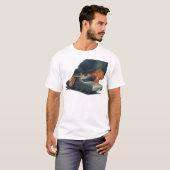 Brennendes Auto T-Shirt (Vorne ganz)