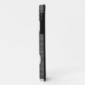 Brennendes Bahn-Fahrrad - Weiß auf Grau Case-Mate iPhone Hülle (Hinten/Links)