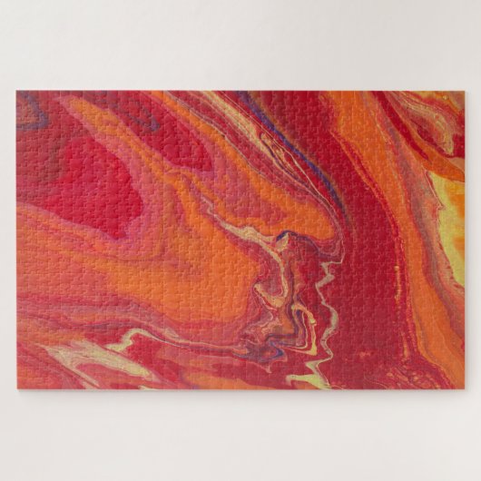 Brennendes Geode Puzzle (Horizontal)