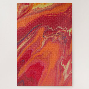 Brennendes Geode Puzzle