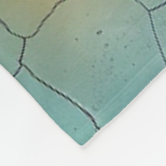 brennendes Herz Fleecedecke (Ecke)