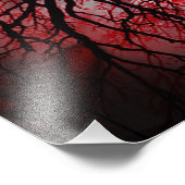 brennendes Herz Fotodruck (Ecke)