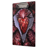 brennendes Herz Klemmbrett (Links)