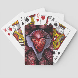 brennendes Herz Spielkarten