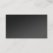 Brennendes Monogramm S Visitenkarte (Rückseite)