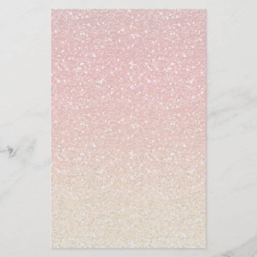 Brennendes Ombre mit Glitzer-Effekt Briefpapier (Vorderseite)