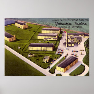 Brennerei Louisvilles Kentucky Yellowstone Poster