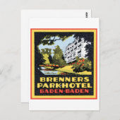 Brenners Park Hotel Baden-Baden Postkarte (Vorne/Hinten)