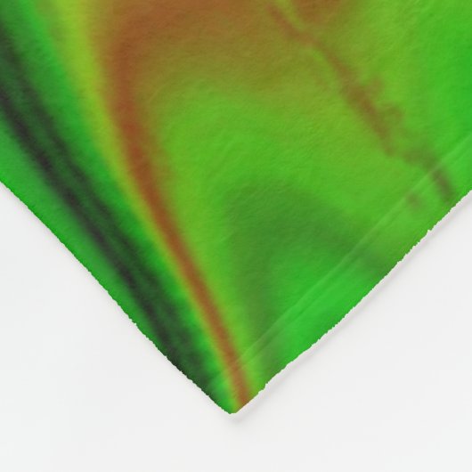 Brennfarben Fleecedecke (Ecke)