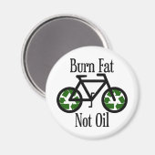 Brennfett, nicht Öl Magnet (Vorderseite/Rückseite)